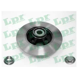 Диск тормозной задний с подшипником, кольцом abs Citroen c4, ds4, ds5, Berlingo, Peugeot 308, 3008, 5008, Partner (арт. C1015PCA)