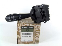 Переключатель подрулевой левый с противотуманками, сигналом Renault Logan II, Duster, Nissan Terrano III (арт. 8201167988)