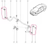 Стойка стабилизатора Renault Megane I, Scenic I, Fluence (274 мм) (арт. R-670)