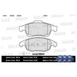 Колодки тормозные, передние Citroen c4, c4 picasso i, ds4, Berlingo, Peugeot 5008, Partner, Partner tepee (арт. E100093)