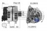 Генератор 120а Peugeot 207, 307, 308, 407, Partner, Citroen c4, c5, Berlingo (арт. 8EL012426151)