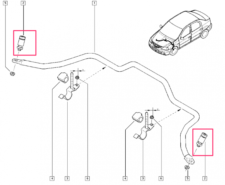 Стойка стабилизатора Logan, Sandero, Nissan Almera g15, Largus (арт. SS1219)