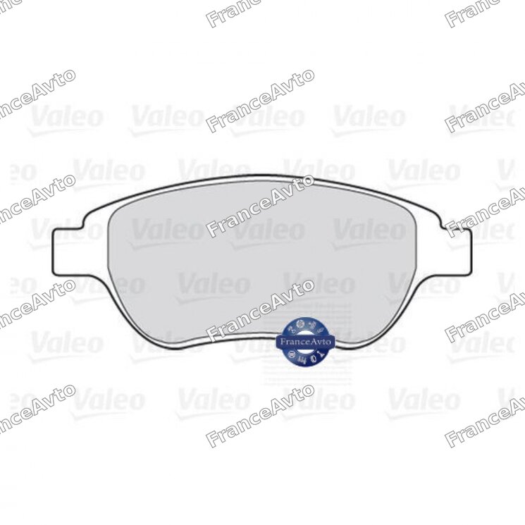 Колодки дисковые, передние Citroen c3, c4, xsara, Berlingo, Peugeot 1007, 206, 207, 307, Partner (арт. 301465)