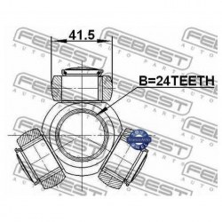 Трипоид внутреннего шруса Citroen c4 febest (арт. 2116TC718TDCI)