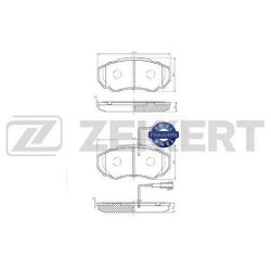 Колодки тормозные передние Боксер, джампер, Дукато rus r15 Zekkert (арт. BS1460)