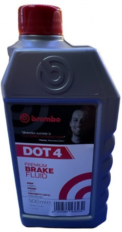 Тормозная жидкость dot4 (0,5 l) (арт. L04005)