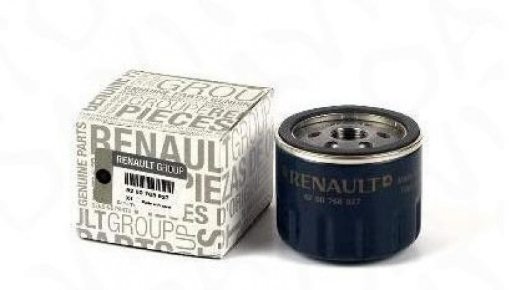 Фильтр масляный (укладка chevron) Renault Megane II, Megane II, Scenic II, Scenic II, Laguna I, Trafic II, Opel Vivaro, Nissan Primastar (арт. 8200768927)