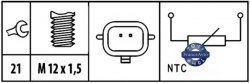 Датчик температуры Renault Clio I, Logan II (Stepway I), Sandero II, Megane II, Scenic II, Laguna III, Kangoo (арт. 701651755)