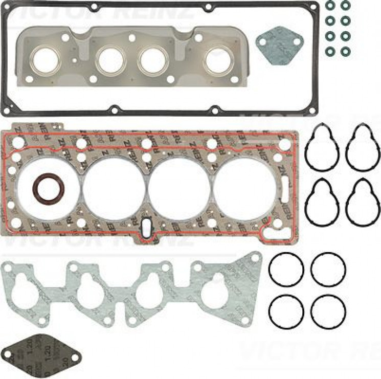Комплект прокладок, верхний с гбц Renault Logan, Sandero, Lada Largus 8v (арт. 02-33680-01)