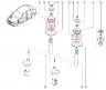 Подшипник опорный амортизатора Logan, Sandero, Kangoo, Clio I, Duster, Almera g15 (арт. 30315)