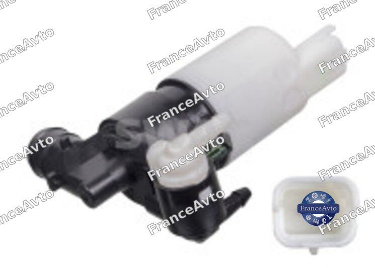 Насос стеклоомывателя Citroen  Berlingo, c4, c5,  picasso, Peugeot 207, 307, 308, типи Partner, Renault Clio 3, Эспас 4, Laguna 2, меган2, Trafic  2 (арт. 2063)