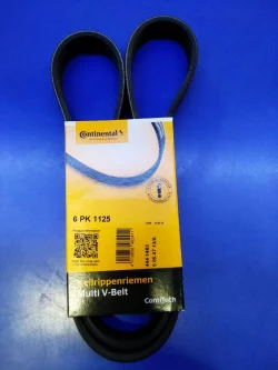 Ремень генератора Renault Clio I, Logan I, Sandero I, Megane IV, Scenic IV, Laguna I, Espace I, Talisman, Peugeot 1007, 307, Citroen c2, c3 (арт. 6PK1125)