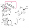 Прокладка коллектора выпускного Citroen c2,c3, Peugeot 106,206,307 1.1,1.4 98 (арт. 0344255)