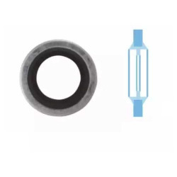Прокладка сливной пробки d 16,7 Рено Пежо Ситроен (штампованный поддон) (арт. 006339H)