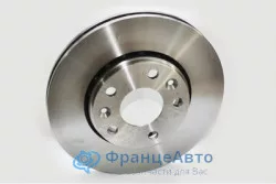 Диск тормозной, передний (280 мм) Renault Arkana, Duster, Megane I, Scenic I, Laguna I, Kaptur I, Fluence, Arkana I, Nissan Terrano (арт. DF6072)