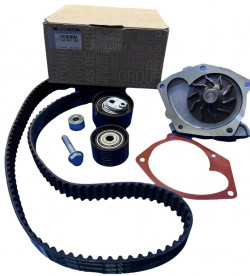 Комплект грм 2,0 16v f4r , Renault Duster, Kaptur, Megane I, Scenic I, Laguna I, Trafic II, Nissan Terrano ремень + 2 ролика и помпа (оригинал) двигатель (арт. 119A06559R)