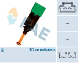 выключатель стопсигнала c3, c4, c5, Berlingo, Partner, 308, 407 (арт. 24899)