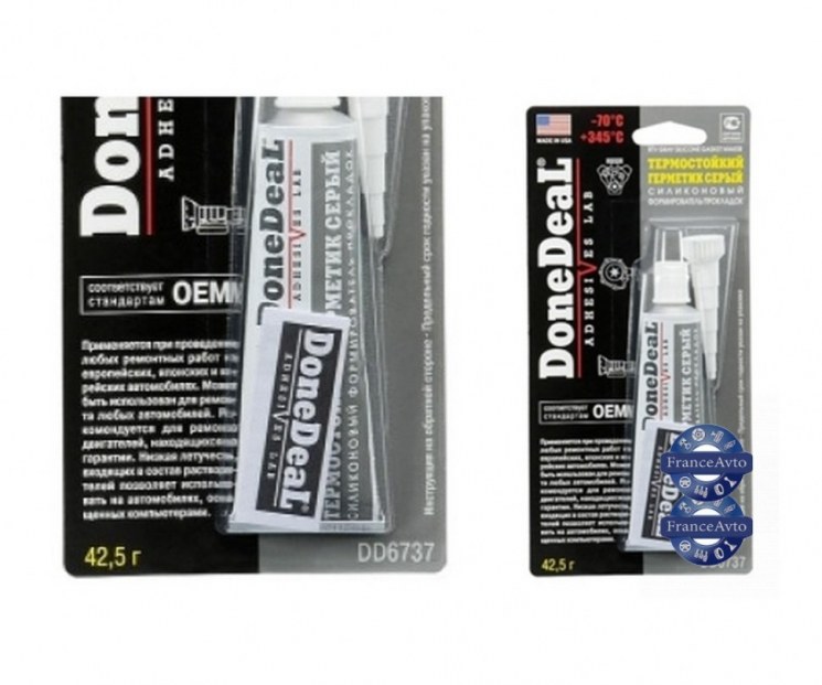 Формирователь прокладок силиконовый серый oem 42,5 гр dd6737 от -70c до +345 c donedeal