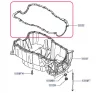 Прокладка поддона картера Renault Logan I, Sandero I, Megane I, Scenic I, Lada Largus, Nissan Almera g15 (арт. 20023134)