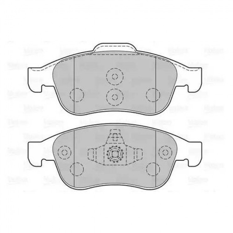 Колодки тормозные передние Renault Duster, Kaptur, Megane III, Scenic III, Fluence (арт. 301059)