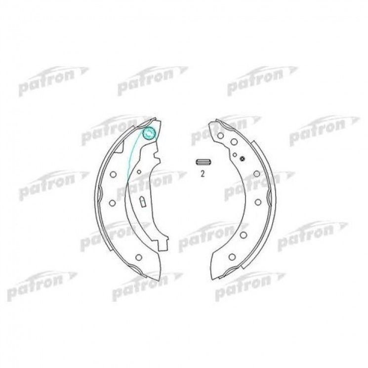 Колодки тормозные задние с abs Renault Clio I, Logan I, Laguna I, Sandero I, Peugeot 106, 206, 306 (арт. PSP519)