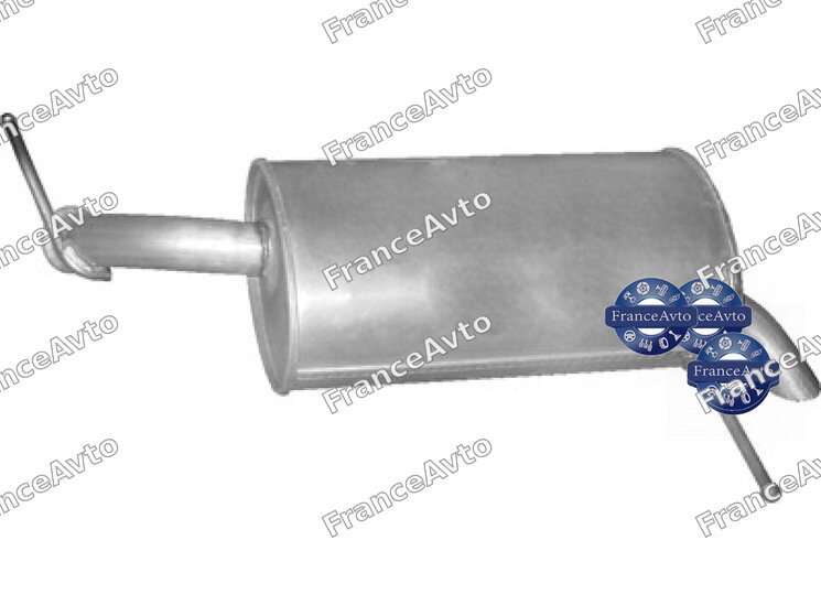 Глушитель, задняя часть Peugeot Partner, Citroen Berlingo b9 polmostrow (арт. 0407)