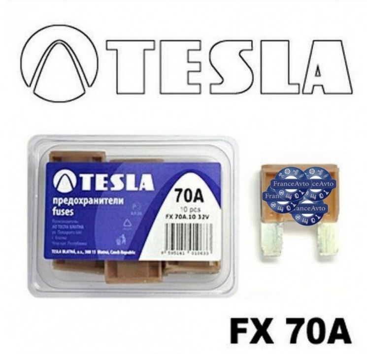 Предохранитель maxi 70a Tesla (арт. FX70A10)