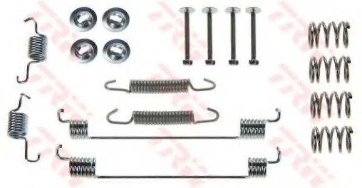 Ремкомплект задних тормозных колодок Renault Clio I, Logan, Logan I, Peugeot 206 (арт. 01341A)