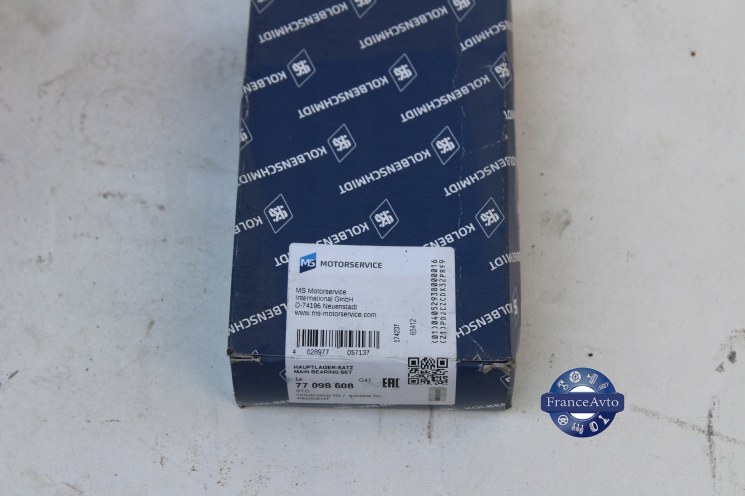 Вкладыши коренные комплект std Citroen Traveller, Jumpy dw10fd 2.0 kolbenschmid (арт. 77098608)